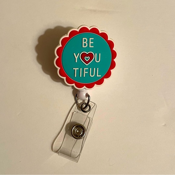 Be You Tiful Red and Teal Key Holder x2 - Picture 1 of 1